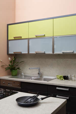 Modern interior and details in european apartmentのeditorial素材