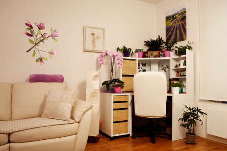 Modern interior and details in european apartmentのeditorial素材