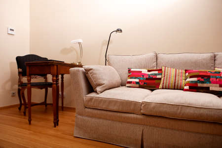 Modern interior and details in european apartmentのeditorial素材