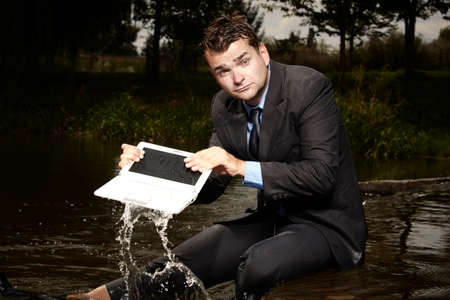 This laptop needs fixの写真素材