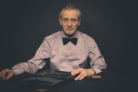 Man at homeの写真素材