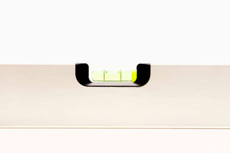 Closeup of a Spirit   Bubble Level Instrument 