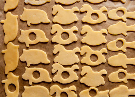 Plate of Traditional Czech Christmas Pastry  Bakingの写真素材