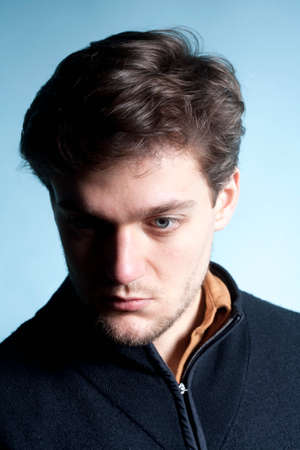 Portrait of a Young Man with Brown Hair.