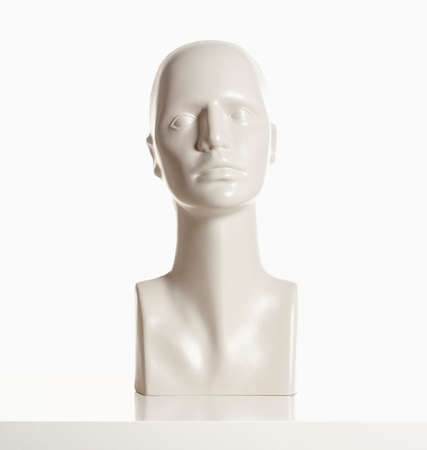 Mannequin Female Head for Displaying Wigs の写真素材