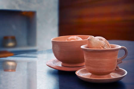 Clay Cupsの写真素材