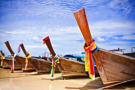 Long Tail Boatの写真素材