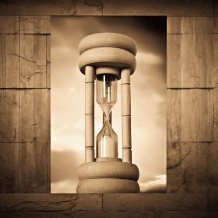 Hourglass Sepia Toning