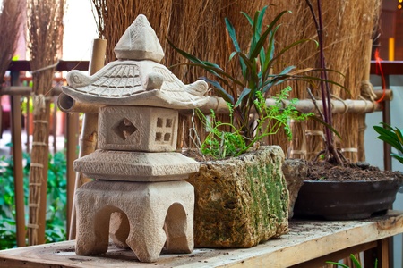 Ornament of a Japanese Garden の写真素材