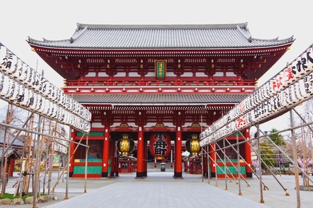 Thunder gate at Sensoji -Asakusa Templeのeditorial素材