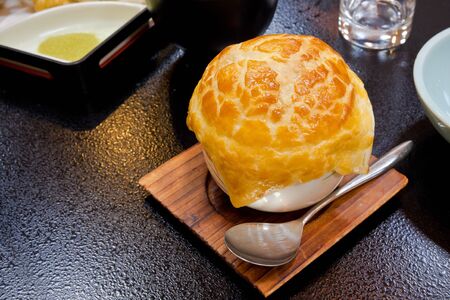 Chicken pot pieの写真素材