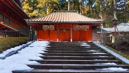 Shrine at Rinnoji Temple, Nikko, Japanのeditorial素材