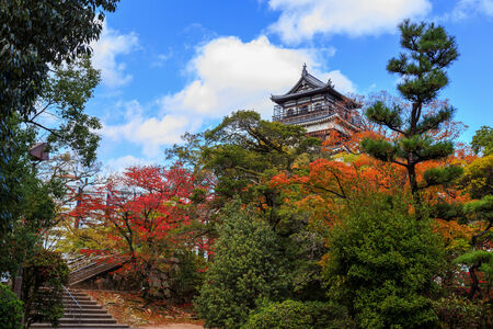 Hiroshima Castle in autumn