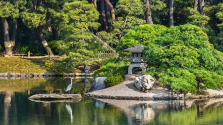 Koraku-en garden in Okayamaのeditorial素材
