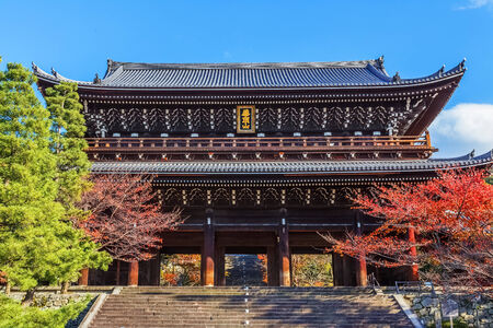  Chion-in Temple Gate in Kyotoのeditorial素材