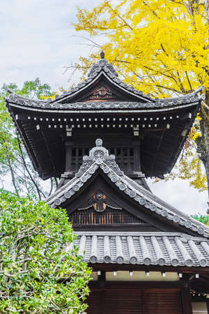 Pagoda at Otani Mausoleum in Kyotoのeditorial素材