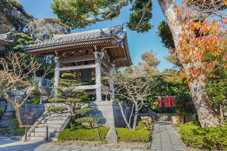 Belfry at Hasedera Temple in Kamakuraのeditorial素材