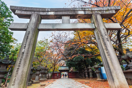 Toshogu Shrine at Ueno Park in Tokyoのeditorial素材
