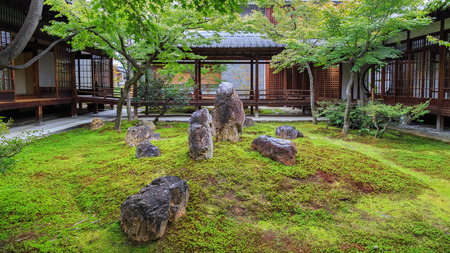 Zen Garden at Kennin-ji Temple in Kyoto, Japan
