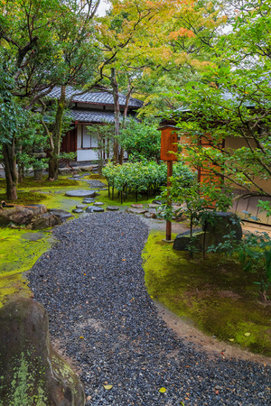 Zen Garden at Kennin-ji Temple in Kyoto, Japanのeditorial素材