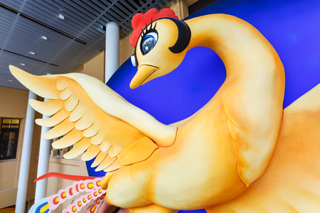 KYOTO, JAPAN - OCTOBER 23: \\\"Phoenix\\\" in Kyoto, Japan on October 23, 2014. Created in 2009 by the city of Kyoto with Tetzuka Productions as a symbol of Kyoto International Manga Museumのeditorial素材