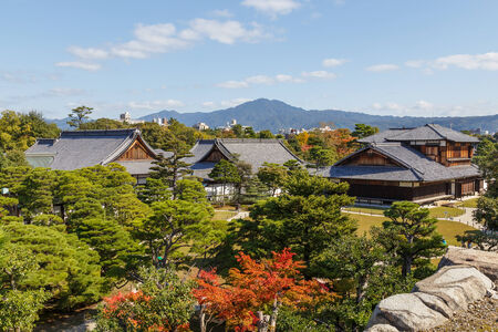 Honmaru Palace at Nijo Castle in Kyoto, Japanのeditorial素材