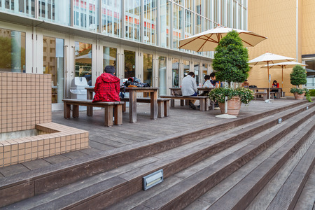 KYOTO, JAPAN - OCTOBER 23: International Manga Museum in Kyoto, Japan on October 23, 2014. A museum specializing in manga houses 300,000 of manga and comic books from all ages and cultures and they are all-you-can-readのeditorial素材