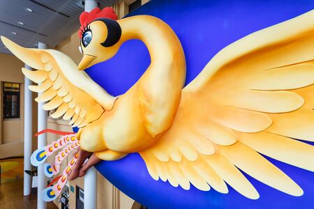KYOTO, JAPAN - OCTOBER 23: "Phoenix" in Kyoto, Japan on October 23, 2014. Created in 2009 by the city of Kyoto with Tetzuka Productions as a symbol of Kyoto International Manga Museumのeditorial素材