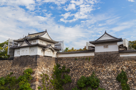 Turret at Osaka Castle in Osaka, Japanのeditorial素材