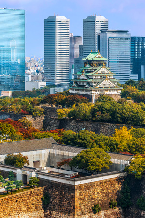 Osaka Castle in Osaka Japanのeditorial素材