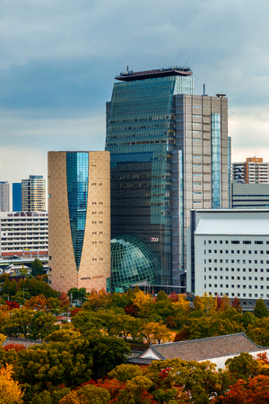 OSAKA, JAPAN - OCTOBER 27: Museum of History in Osaka, Japan on October 27, 2014. Exhibits are visually oriented with city's history when Osaka was a Japan's first capital and site of the Naniwa Palaceのeditorial素材