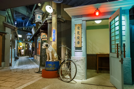 OSAKA JAPAN  OCTOBER 27: Umeda Sky Bldg. in Osaka Japan on October 27 2014. Wide variety of  restaurants are also available for people and tourist at the basement of Umeda Sky Buildingのeditorial素材