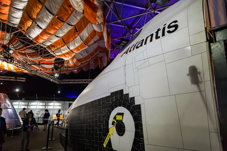 BANGKOK, THAILAND - DECEMBER 20: NASA Exhibition in Bangkok, Thailand on December 20, 2014. A space technology showcase that's set to commemorate the 180th anniversary of Thai-US relationsのeditorial素材