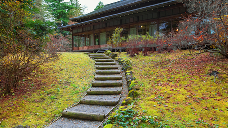 Tamozawa Imperial Villa in NIkko, Tochigi Prefecture, Japan

NIKKO, JAPAN - NOVEMBER 16, 2015: Tamozawa Imperial Villa first built in Tokyo in 1632. It was deconstructed and moved to the present location in Nikko, in 1898のeditorial素材