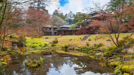 Tamozawa Imperial Villa in NIkko, Tochigi Prefecture, Japan

NIKKO, JAPAN - NOVEMBER 16, 2015: Tamozawa Imperial Villa first built in Tokyo in 1632. It was deconstructed and moved to the present location in Nikko, in 1898のeditorial素材