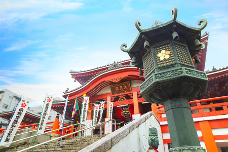 NAGOYA, JAPAN - NOVEMBER 18, 2015: Osu Kannon is a Buddhist temple 1333 in Osu-go, Nagaoka village Due to repeated flooding, the temple was moved to its present location in 1612のeditorial素材