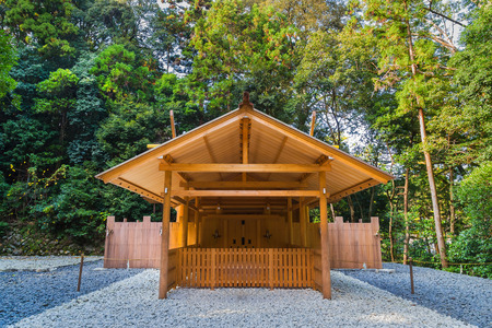 Ise Jingu Geku(Ise Grand shrine - outer shrine) in Ise City, Mie PrefectureMIE, JAPAN - NOVEMBER 20, 2015: Ise Grand Shrine (Geku - outer shrine, officially known as Toyouke Daijingu) dedicated to Toyouke-Omikami, the deity of agriculture and industryのeditorial素材