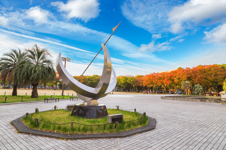 NAGOYA, JAPAN - NOVEMBER 21, 2015: Nagoya City Science Museum houses the largest planetarium in the world, it portrays life sciences and general science with a variety of hands-on exhibitsのeditorial素材
