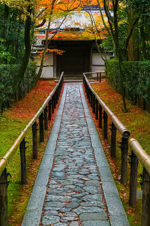 Autumn at Koto-in a Sub Temple of Daitokuji Temple in Kyoto, Japanのeditorial素材