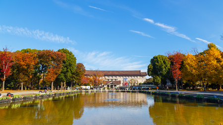 TOKYO, JAPAN - NOVEMBER 29 2015: Tokyo National Museum established in 1872, the oldest Japanese national museum, the largest art museum in Japan and one of the largest art museums in the worldのeditorial素材