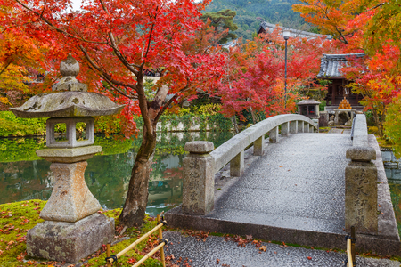 Eikando Zenrinji Temple in Kyoto, JapanKYOTO, JAPAN - NOVEMBER 22 2015: Eikando (View of Eternity...