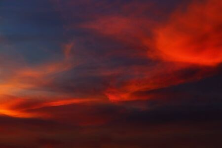 Beautiful Twilight Sky in Late Evening