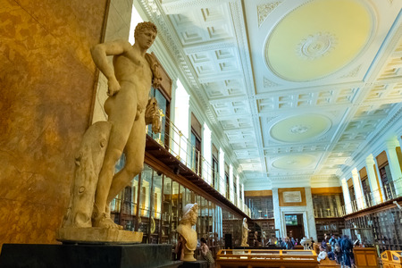 LONDON, UNITED KINGDOM - MAY 12 2018: Enlightenment Gallery at British Museum - a public institution dedicated to human history, art and culture, it's one of the largest and most comprehensive museumのeditorial素材