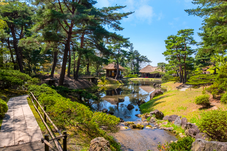 Oyakuen medicinal herb garden in the city of Aizuwakamatsu, Fukushima, Japan

TOKYO, JAPAN - APRIL 19 2018: Oyakuen medicinal herb garden first established in the 1380s, there are about 400 kinds of herbs and trees cultivated in and around the gardenのeditorial素材