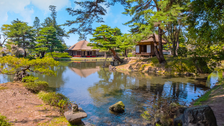 Oyakuen medicinal herb garden in the city of Aizuwakamatsu, Fukushima, Japan

TOKYO, JAPAN - APRIL 19 2018: Oyakuen medicinal herb garden first established in the 1380s, there are about 400 kinds of herbs and trees cultivated in and around the gardenのeditorial素材