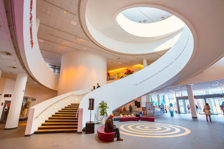 London, UK - May 17 2018: The Museum of Liverpool opened in 2011, reflects the city's global significance through its unique geography, history and cultureのeditorial素材