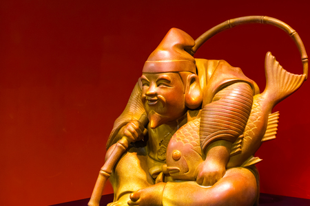 Tokyo, Japan - April 26 2018: The Museum of Yebisu Beer opened in 2010, celebrating 120 years of the brand, the museum houses collection of photos, old advertising boards, videos and historic bottles of Yebisuのeditorial素材