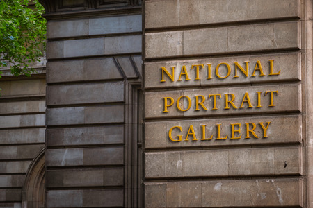 London, United Kingdom - May 13 2018: National Portrait Gallery opened in 1856, the world's first portrait gallery, houses a collection historically important and famous British people portraits.のeditorial素材