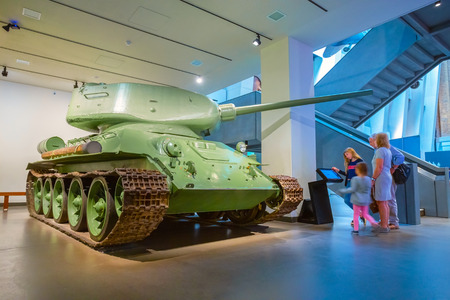 London, UK - May 22 2018: Imperial War Museums (IWM)  intended to record the civil and military war effort and sacrifice of Britain and its Empire during the First World Warのeditorial素材