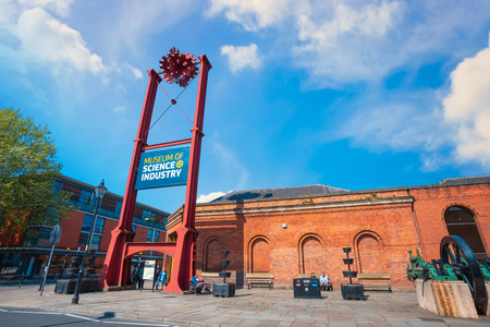 Manchester, UK - May 19 2018: The Science and Industry Museum devoted to the development of science,...